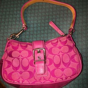 Pink Coach Hand Bag
